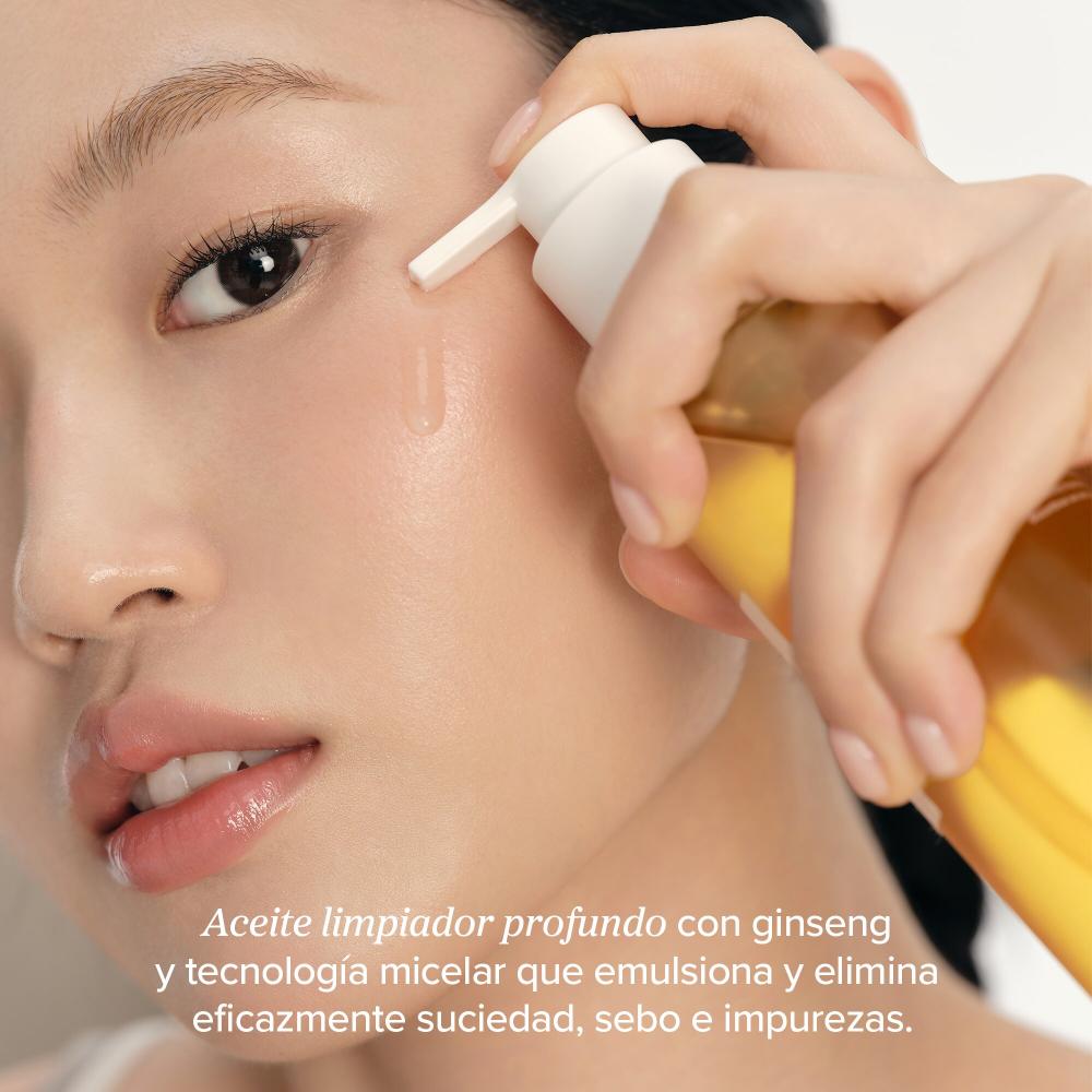 GINSENG CLEANSING OIL FOR GENTLE DAILY CLEANSING (ACEITE LIMPIADOR CON GINSENG)